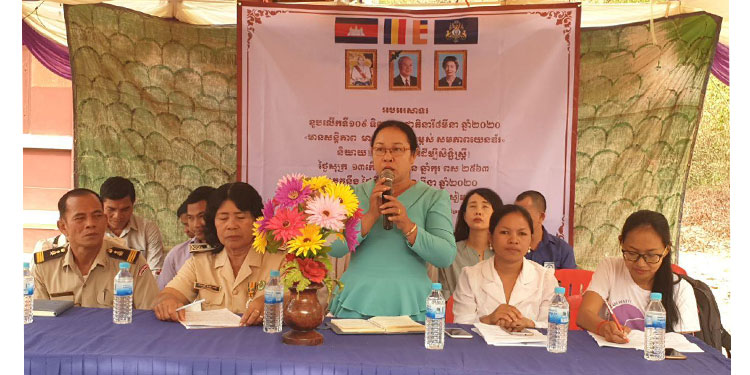 អង្គការក្រៅរដ្ឋាភិបាលមួយ សហការជាមួយអាជ្ញាធរនៃសហគមន៍ជនបទ ប្រារព្ធទិវាអន្តរជាតិនារី ខួបទី១០៩ បញ្ជ្រាបការយល់ដឹងអំពីសិទ្ធិស្រ្តី និងយេនឌ័រ