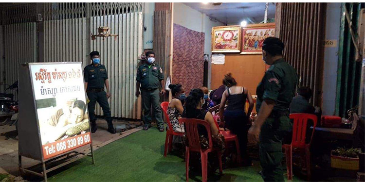 នារីក្រោម១៨ឆ្នាំម្នាក់ ក្នុងចំណោមនារីបម្រើផ្លូវភេទ៤នាក់ ត្រូវបាននគរបាលខេត្តសៀមរាប រំដោះពីហាងម៉ាស្សា