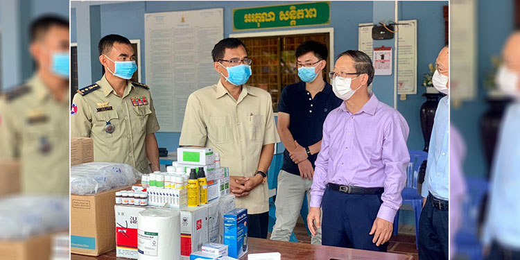 អង្គភាពពន្ធនាគារខេត្តសៀមរាប ទទួលជំនួយជាថ្នាំនិងគ្រឿងបរិក្ខារពេទ្យ តាមរយៈការិយាល័យកុងស៊ុលសាធារណរដ្ឋប្រជាមានិតចិន