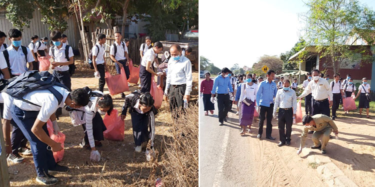 អាជ្ញាធរស្រុកស្រីស្នំ រៀបចំទិវាអនាម័យបរិស្ថានជាតិ ២៣ វិច្ឆិកា