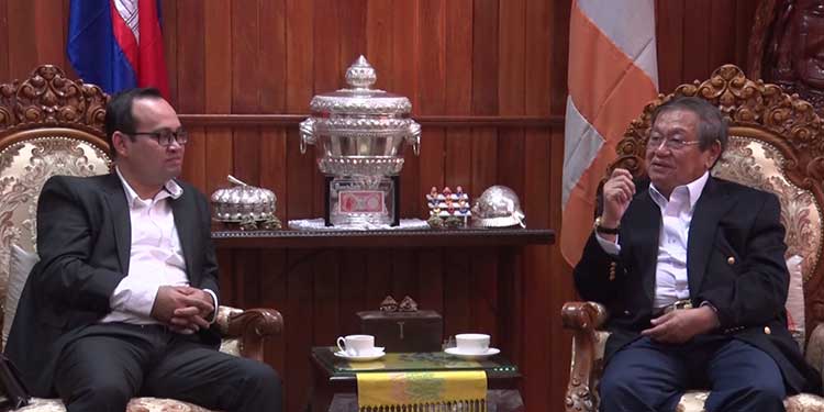 ឯកឧត្តមរដ្ឋមន្ត្រីក្រសួងព័ត៌មានទទួលជួបប្រតិភូគម្រោងអចលនទ្រព្យក្នុងរាជធានីភ្នំពេញ