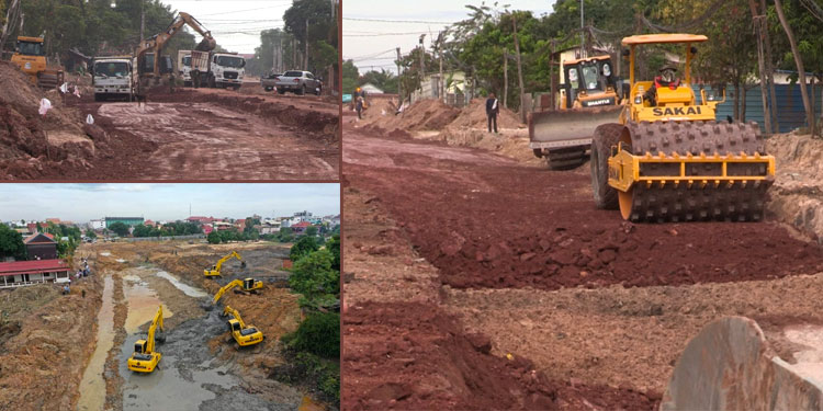 កងវិស្វកម្មតេជោសៀមរាប បង្ហាញដំណើរការជំហានដំបូង នៃការពង្រឹងគ្រឺះផ្លូវ ក្នុងគម្រោងសាងសង់ហេដ្ឋារចនាសម្ព័ន្ធផ្លូវ៣៨ខ្សៃ ក្រុងសៀមរាប