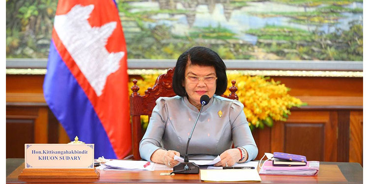 លោកជំទាវ កិត្តិសង្គហបណ្ឌិត ឃួន សុដារី៖ ចំណងមិត្តភាពជាប្រពៃណីដ៏យូរលង់ និងជាដៃគូរយុទ្ធសាស្ត្រគ្រប់ជ្រុងជ្រោយ រវាងកម្ពុជា-ចិន មានលក្ខណៈពិសេស ហើយធន់នឹងវិបត្តិ និងហេតុការណ៍ផ្សេងៗ