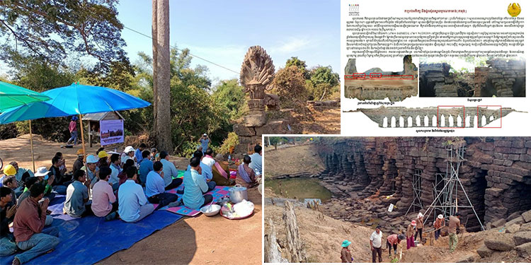 ស្ពានតាអោងមានអាយុកាលជិត៩០០ឆ្នាំត្រូវបានជួសជុលជាលើកដំបូងដោយអ្នកជំនាញអាជ្ញាធរជាតិអប្សរា