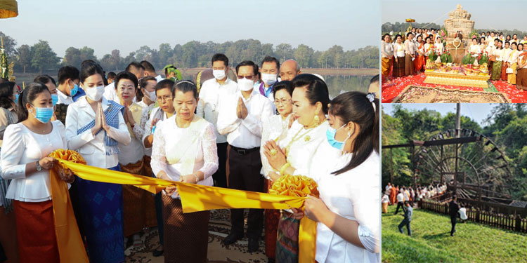 ប្រាសាទបុរាណកណ្ដាលស្រះស្រង់ និងរហាត់ទឹកបុរាណ នៅក្នុងរមណីយដ្ឋានអង្គរ ត្រូវបានសម្ភោធដាក់ឲ្យប្រើប្រាស់ជាផ្លូវការ