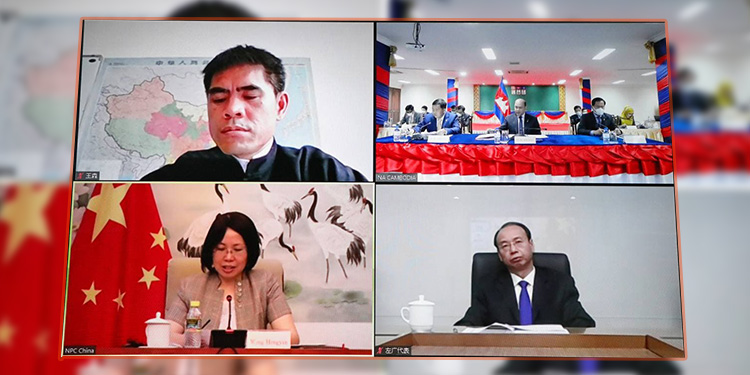 សមាជិករដ្ឋសភាវ័យក្មេងកម្ពុជា-ចិនពិភាក្សាផ្លាស់ប្តូរបទពិសោធន៍ និងទស្សនៈជុំវិញបញ្ហារួមរបស់ប្រទេសទាំងពីរ ក្នុងវិស័យនយោបាយ សេដ្ឋកិច្ច និងកិច្ចសហប្រតិបត្តិការ