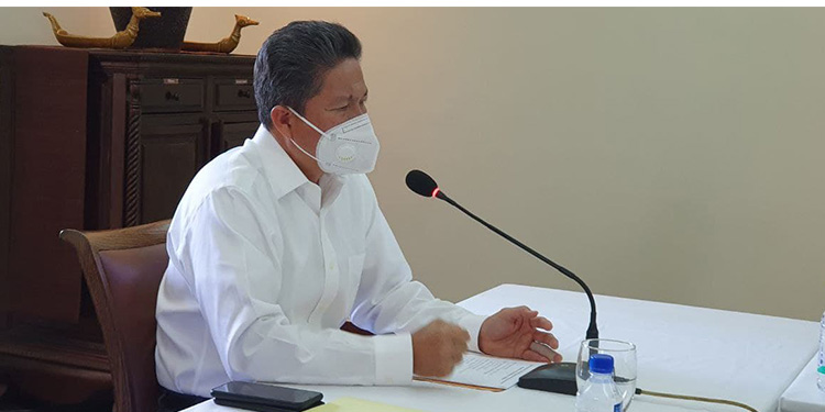 ឯកឧត្ដមទេសរដ្ឋមន្ត្រី ស៊ុន ចាន់ថុល ដឹកនាំក្រុមការងារបើកកិច្ចពិភាក្សាលើបញ្ហាមួយចំនួនក្នុងការងារស្ថាបនាហេដ្ឋារចនាសម្ព័ន្ធផ្លូវ ៣៨ខ្សែ ក្នុងក្រុងសៀមរាប