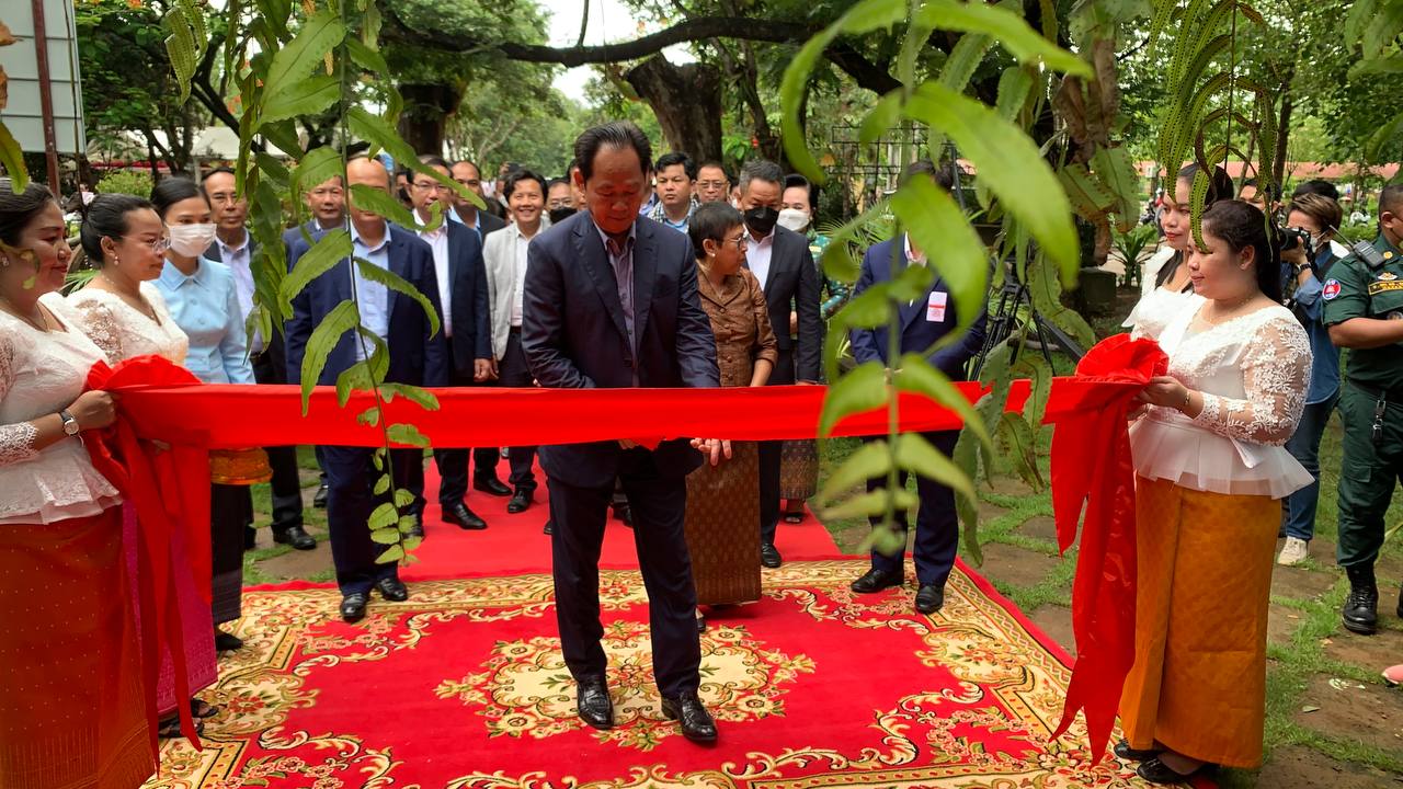 សួនរុក្ខជាតិអង្គរខេត្តសៀមរាប ត្រូវបានបើកសម្ពោធជាផ្លូវការ នៅព្រឹកមិញនេះ