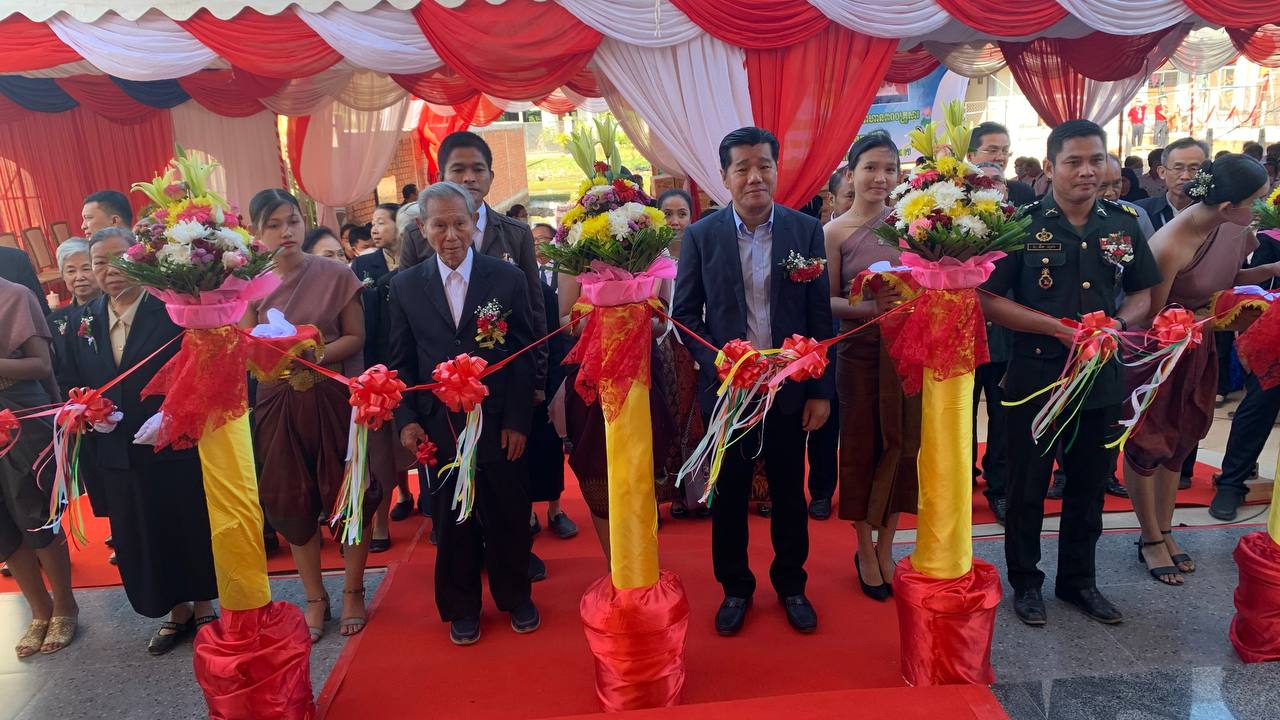 សម្ពោធដាក់ឱ្យប្រើប្រាស់ជាផ្លូវការអគារសមាគមទ្រទ្រង់ពន្លឺព្រះធម៌កម្ពុជា