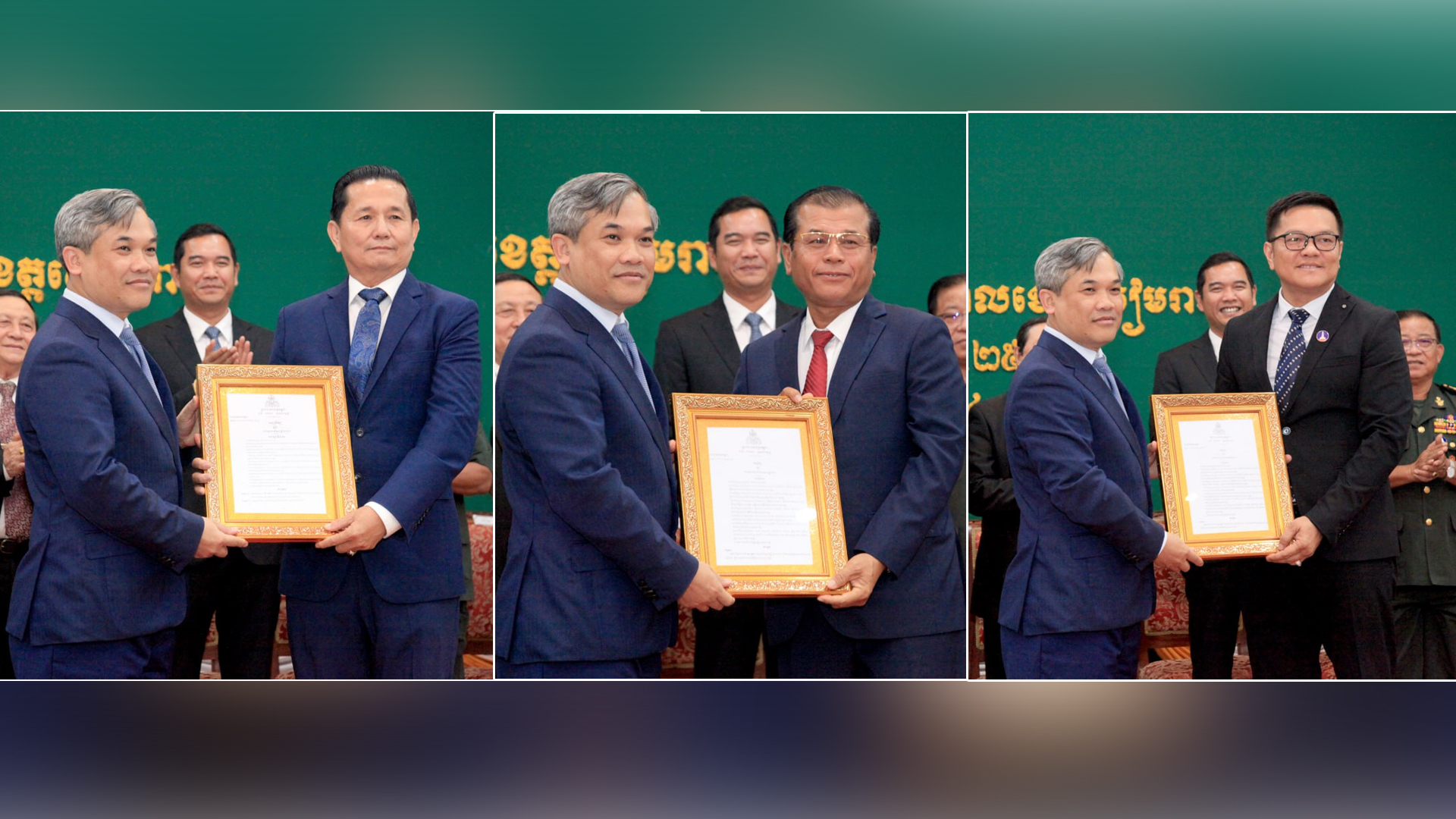 ក្រសួងមហាផ្ទៃ ប្រកាសការចូលកាន់តំណែងនិងផ្ទេរភារកិច្ច ដល់អភិបាលរងខេត្តសៀមរាបចំនួន ៣រូប