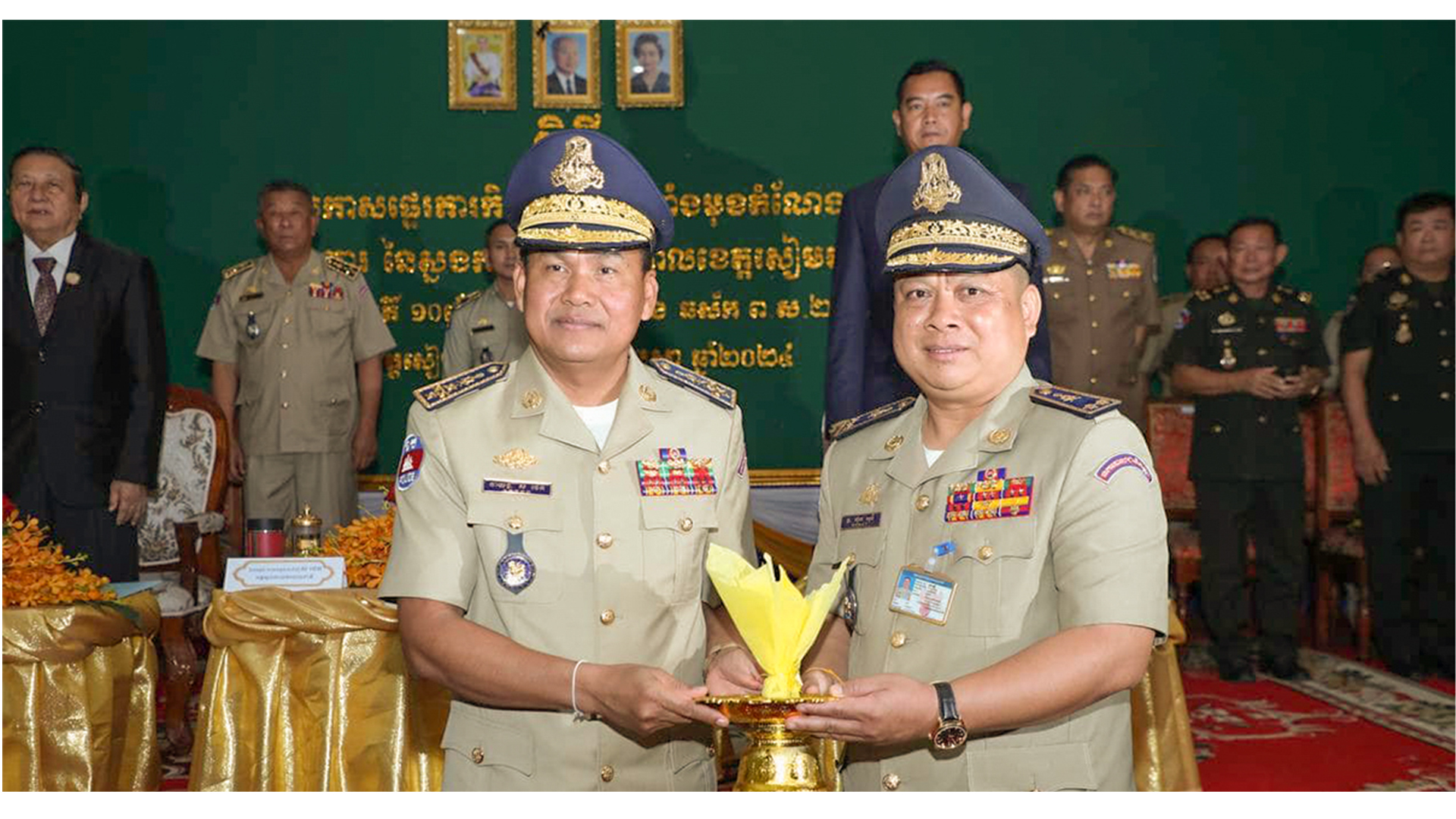 អគ្គស្នងការនគរបាលជាតិ ប្រកាសការចូលកាន់មុខតំណែង ស្នងការនគរបាលខេត្តសៀមរាបថ្មី